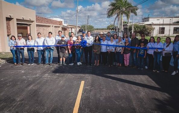 El Presidente Municipal, Dr. Alberto Alanis Villarreal sigue cumpliendo lo que le promete a la población de Valle Hermoso.