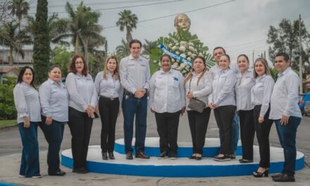 El Presidente Municipal, Dr. Alberto Alanis Villarreal conmemora el 5 de Mayo.