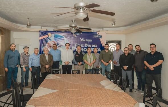 Dr. Alberto Alanis Villarreal celebra el Día del Periodista junto a medios de comunicación de Valle Hermoso