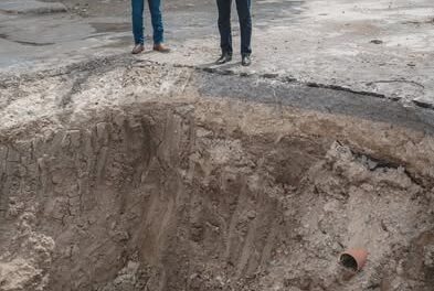 Supervisión puntual en la Av. Lázaro Cárdenas