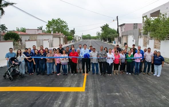 Con gran emoción y orgullo, nuestro Presidente Municipal, Dr. Alberto Alanís Villarreal, llevó a cabo la inauguración de la Calle Chihuahua, entre Calle 6° y Calle 7°